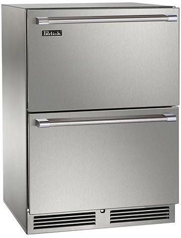 Perlick® Signature Series 5.2 Cu. Ft. Outdoor Drawer Freezer-Stainless Steel
