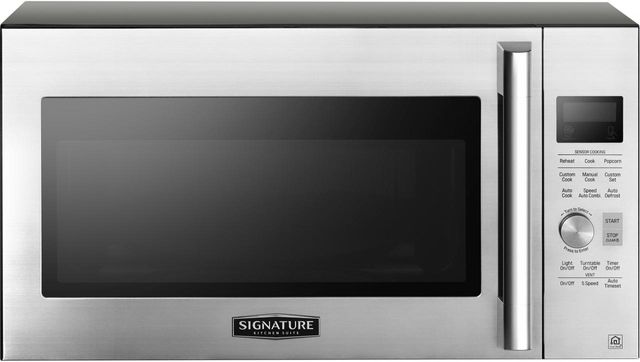 Signature Kitchen Suite 1.7 Cu. Ft. Stainless Steel Over The Range Microwave 0