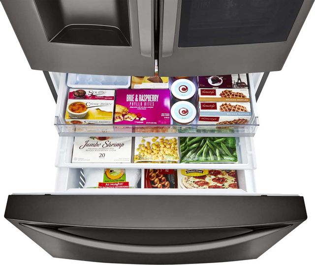LG 29.7 Cu. Ft. PrintProof™ Black Stainless Steel French Door Refrigerator 6