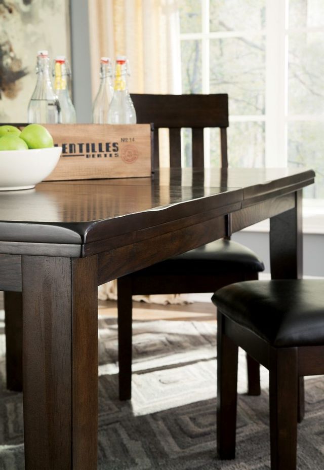 Signature Design by Ashley® Haddigan Dark Brown Dining Extension Table-1