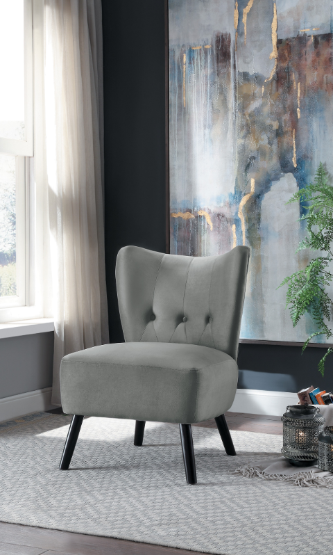 Homelegance Imani Gray Accent Chair 2