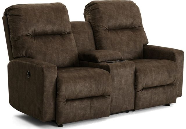 Best® Home Furnishings Kenley Reclining Space Saver® Loveseat with Console