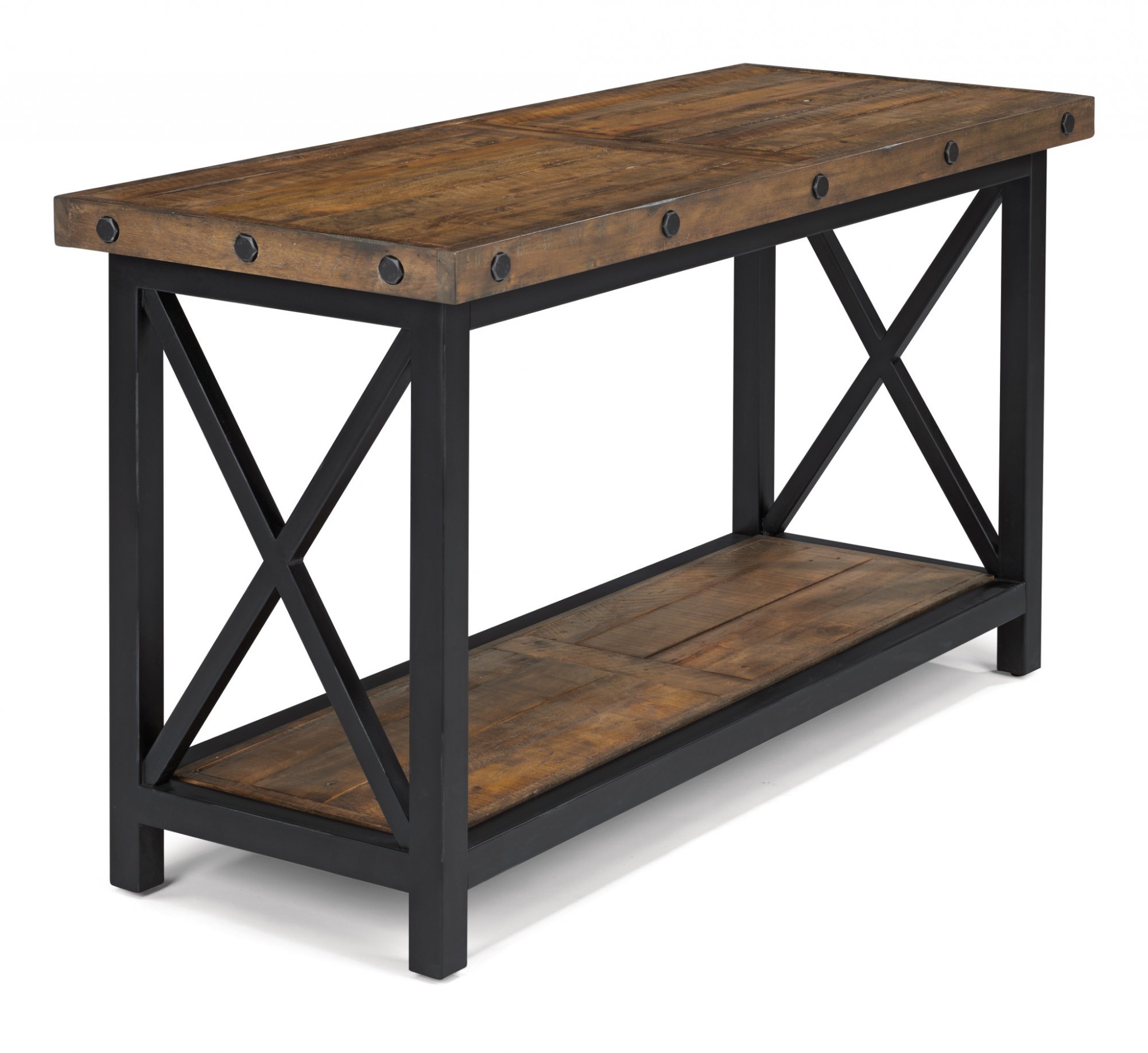 Flexsteel® Carpenter Brown/Black Sofa Table