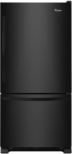 Whirlpool® 19.0 Cu. Ft. Bottom Freezer Refrigerator-Black