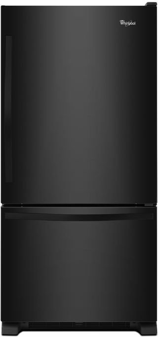 Whirlpool® 19 Cu. Ft. Black Bottom Freezer Refrigerator