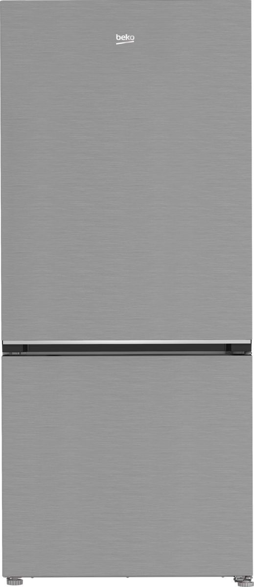VÄLGRUNDAD Bottom-freezer refrigerator - Stainless steel - IKEA