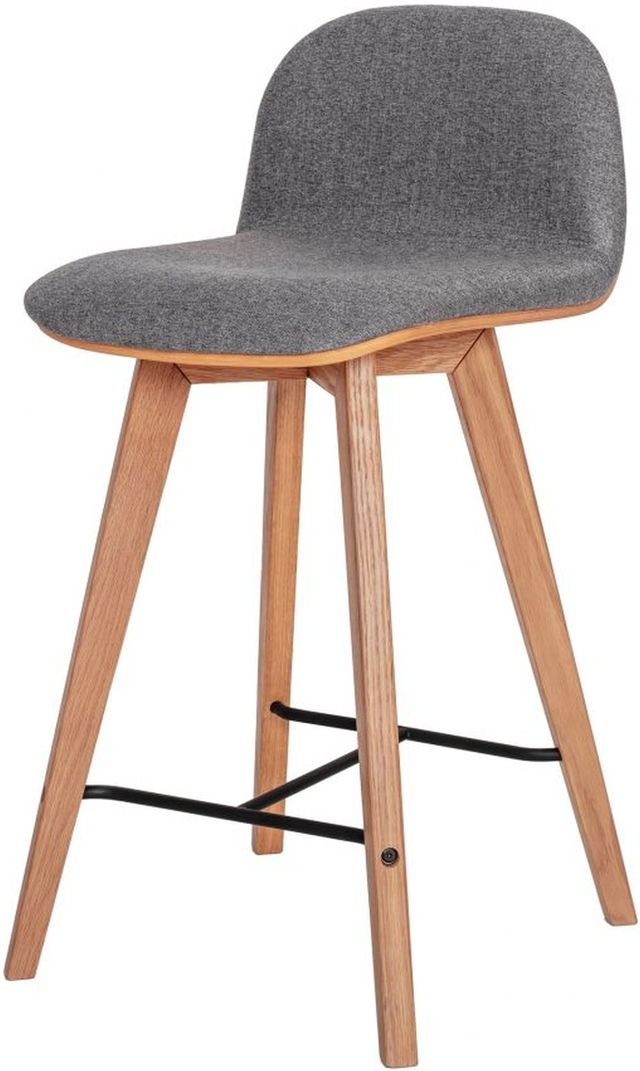 Moe's Home Collections Napoli Grey Counter Height Stool 0
