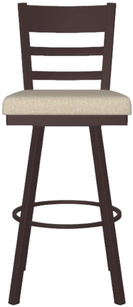 Amisco Customizable Owen Upholstered Swivel Bar Stool Colders Milwaukee Area