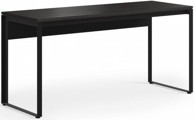 BDI Linea™ Charcoal Stained Ash Work Desk