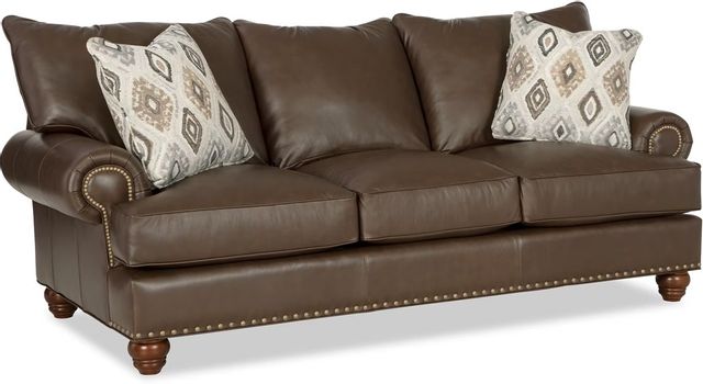 craftmaster l171450 traditional leather sofa