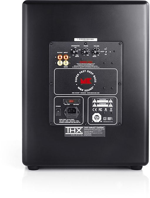 M&K Sound® V Series 12" Black Satin Compact Subwoofer 2