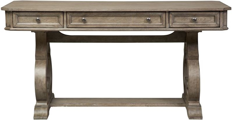 taupe writing desk