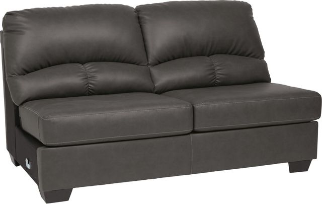 Benchcraft® Aberton 3-Piece Gray Sectional with Chaise 3
