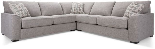 Decor-Rest® Furniture LTD 2786 Light Gray 3 Piece Sectional