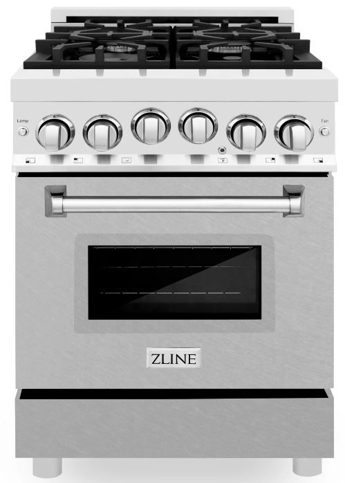 ZLINE 24" Stainless Steel Pro Style Natural Gas Range
