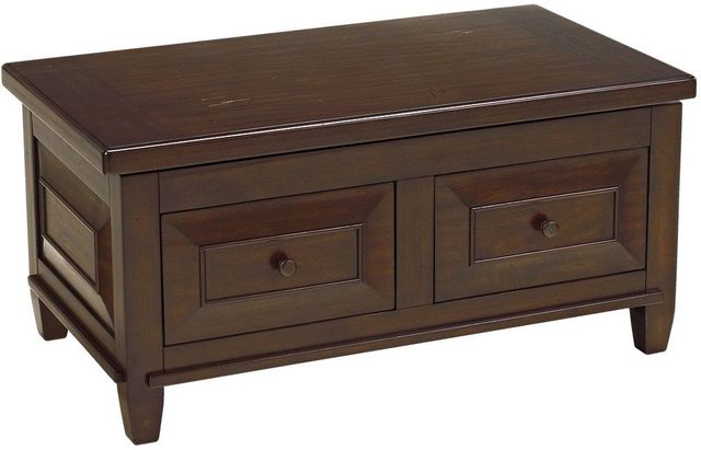 Signature Design by Ashley® Hindell Park Rustic Brown Lift Top Coffee Table 0