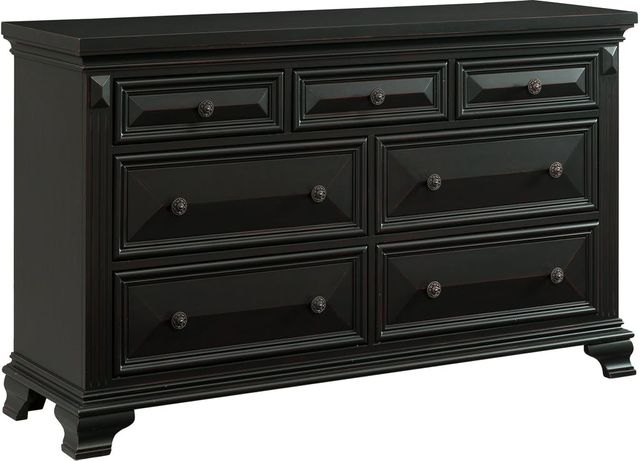 Elements International Calloway Dark Wood Dresser
