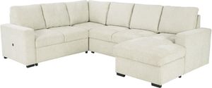 Signature Design by Ashley® Millcoe 3-Piece Linen Sectional with Pop Up Bed