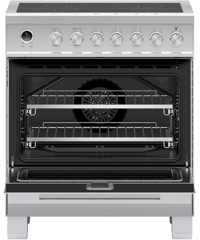 Fisher & Paykel 30" Brushed Stainless Steel Free Standing Induction Range 2