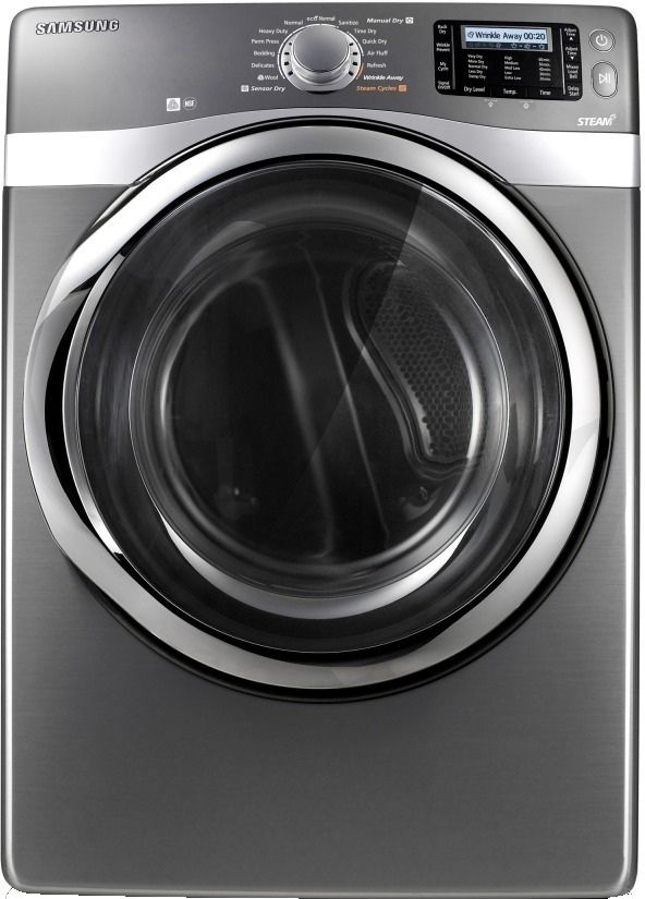 Samsung 7.5 Cu. Ft. Stainless Platinum Electric Steam Dryer