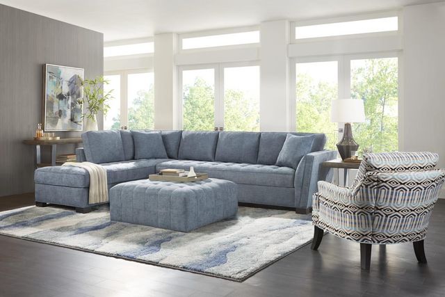 Calvin Heights Chambray XL 2 Piece LAF Chaise Sectional-1