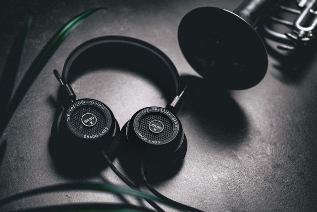 Grado Prestige Series Black Wired On-Ear Headphones 4