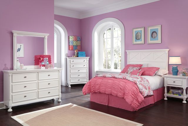 Miroir de chambre à coucher Kaslyn, blanc, Signature Design by Ashley® 5