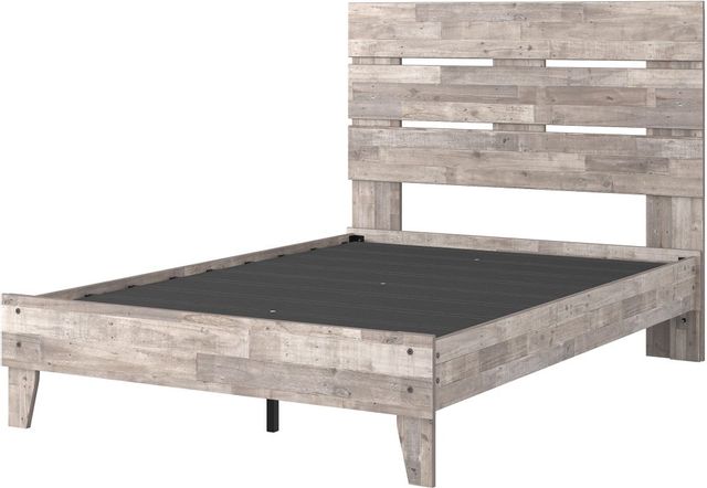 Signature Design by Ashley® Neilsville Whitewash Full Panel Platform Bed 1