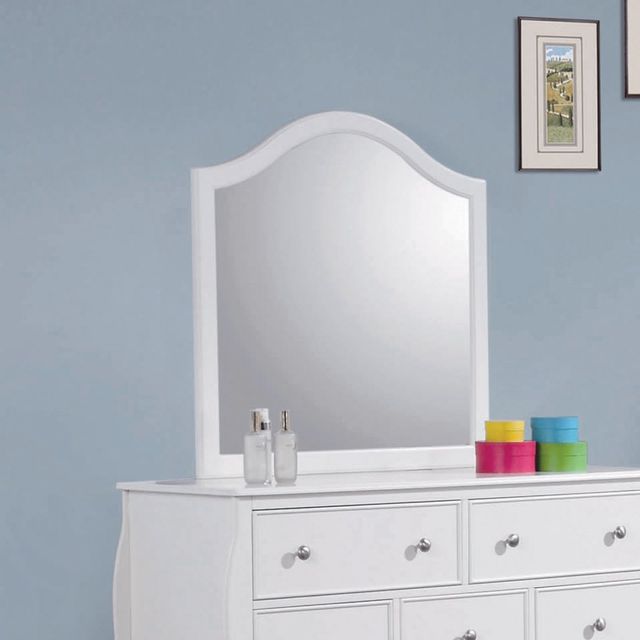 Coaster® Dominique White Dresser Mirror 2