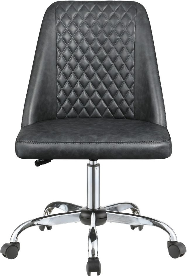 Coaster® Grey And Chrome Office Chair-0