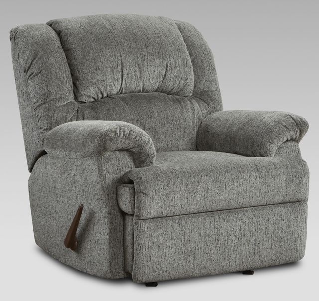 Affordable Furniture Allure Grey Rocker Recliner-0