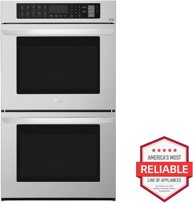 CLOSEOUT LG 30" Stainless Steel Double Electric Wall Oven-1