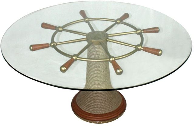 Stein World Captains Wheel Cocktail Table 0