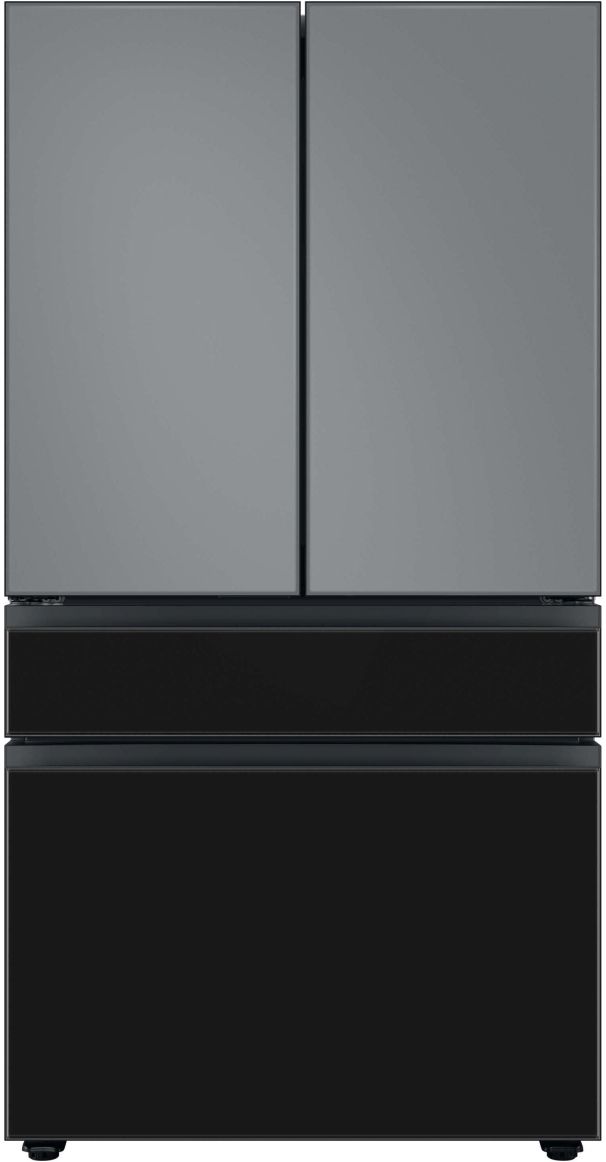 Samsung Bespoke 36" Charcoal Glass French Door Refrigerator Bottom Panel 5