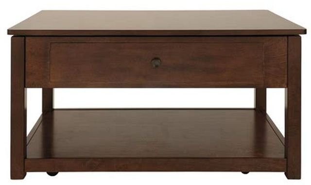 Signature Design by Ashley® Marion Dark Brown Lift Top Coffee Table 0