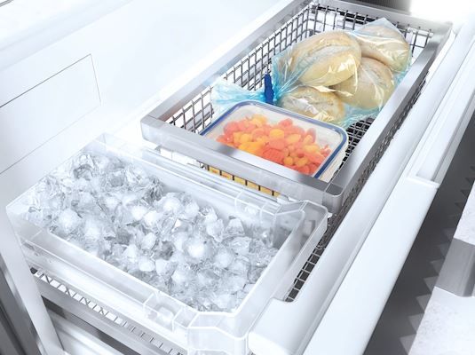 Miele MasterCool™ 16.0 Cu. Ft. Stainless Steel Counter Depth Bottom Freezer Refrigerator 9