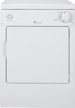 GE® Spacemaker® 3.6 Cu. Ft. White Portable Front Load Electric Dryer-DSKP333ECWW
