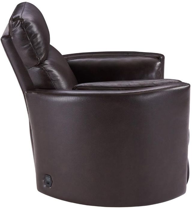 Parker House® Radius Florence Brown Leather Power Swivel Glider Recliner-2