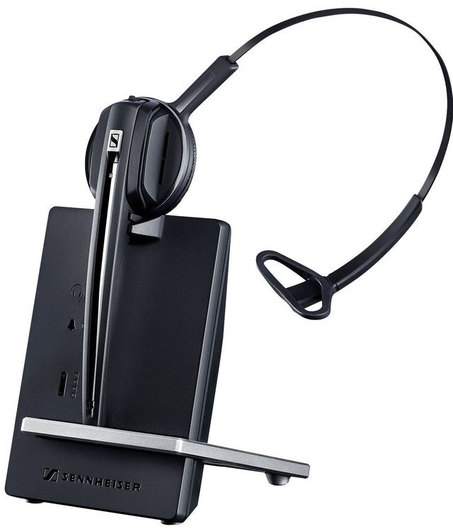 Sennheiser D 10 USB Black Single-Sided Headset
