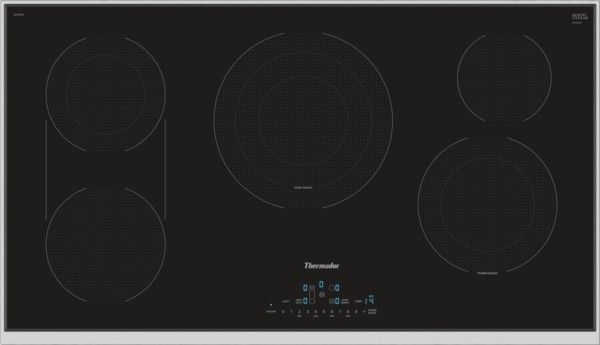 Thermador® Masterpiece® Series 36" Stainless Steel Electric Cooktop Frame-0