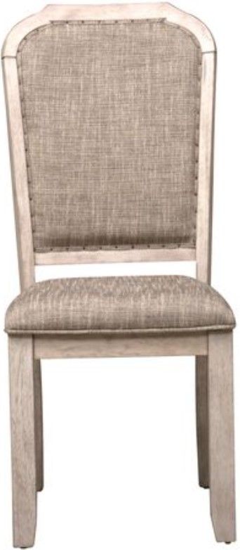 Liberty Willowrun Rustic white Upholstered Side Chair 1