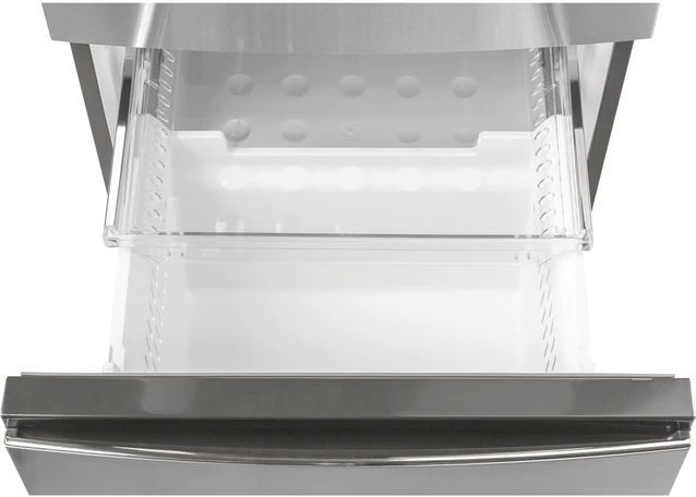 GE® 11.9 Cu. Ft. Stainless Steel Counter Depth Bottom Freezer Refrigerator 6