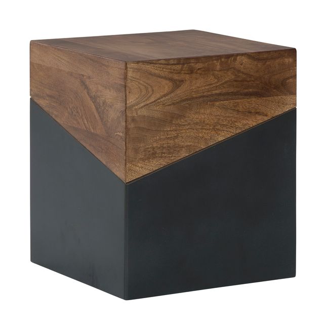 Signature Design by Ashley® Trailbend Brown/Gunmetal Accent Table