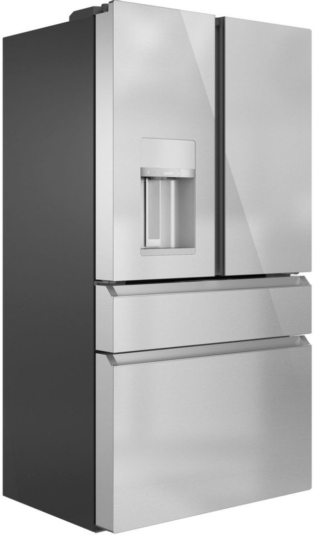 Café™ 22.3 Cu. Ft. Platinum Glass Counter Depth French Door Refrigerator 1