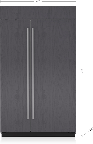 Sub-Zero® Classic Series 29.1 Cu. Ft. Panel Ready Side-by-Side Refrigerator-1