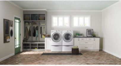 Amana® 4.8 Cu. Ft. White Front Load Washer 2