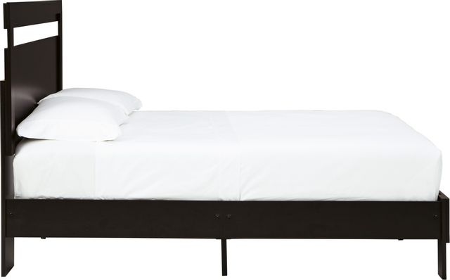 Grand lit plateforme à panneaux Flannia, noir, de Signature Design by Ashley® 2