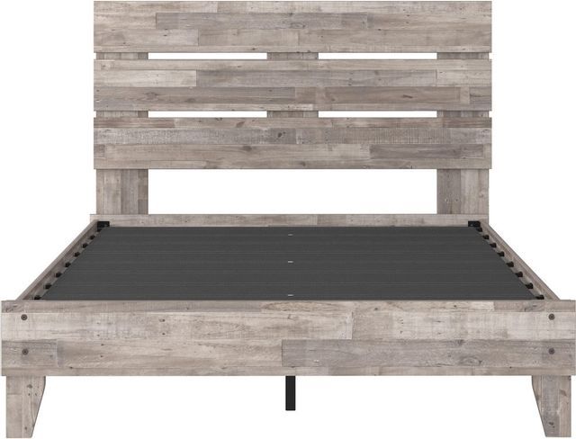 Signature Design by Ashley® Neilsville Whitewash Queen Panel Platform Bed 2