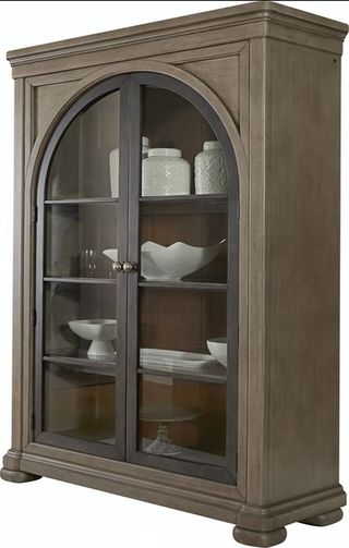 Klaussner® Nashville Grey Display Cabinet