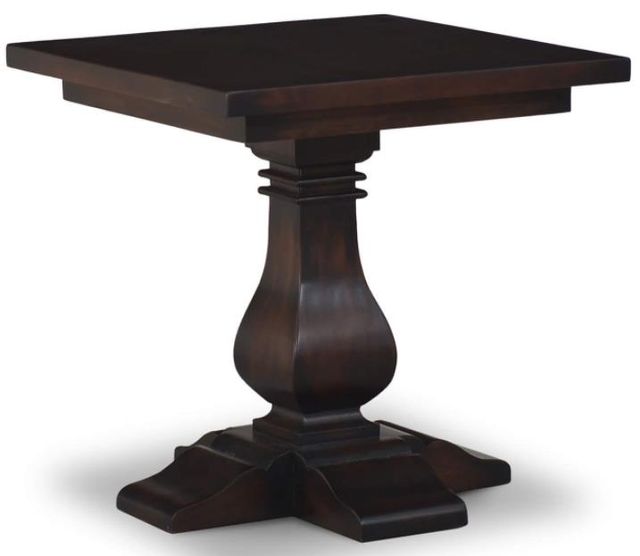 Bramble Bayside Vintage Black End Table